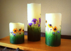 Montana Wildflower Flameless Candles