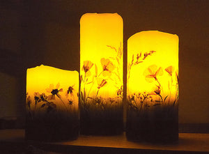 Wildflower Flameless Candles 