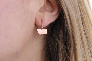 Montana Earrings, Copper Charm